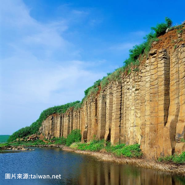 大菓葉柱狀玄武岩